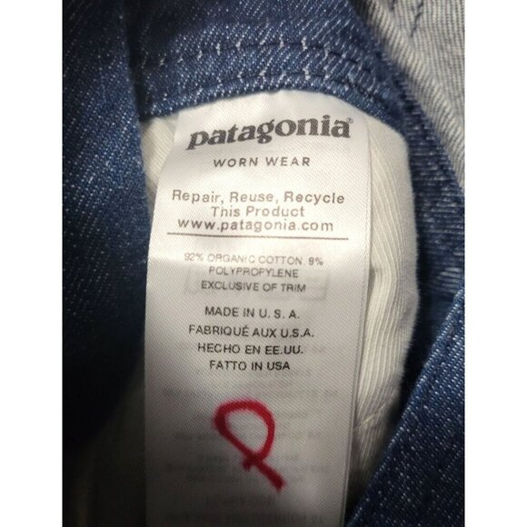 Patagonia Steel Forge Workwear Overalls Organic Cotton Bibs - Picture 12 of 15